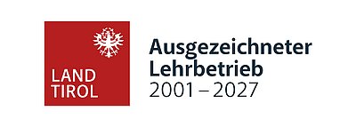 Lehrbetriebs Auszeichnung des Landes Tirol