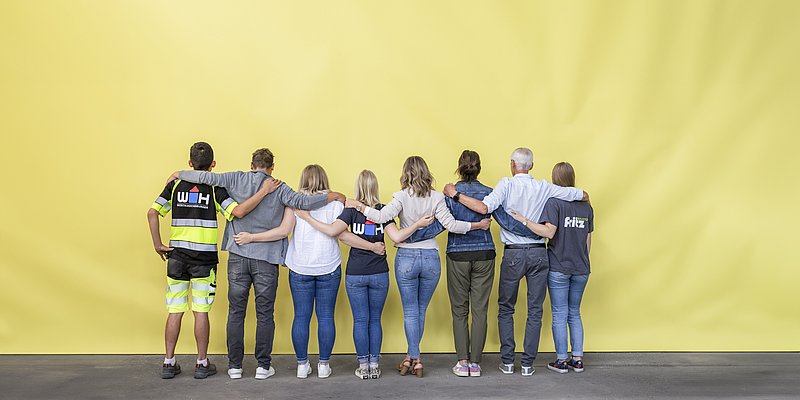 Aufstellung vom WH Team