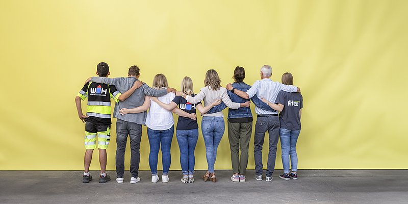 Aufstellung vom WH Team