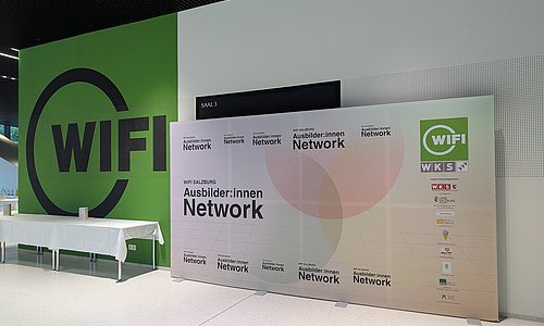WIFI Banner vom Ausbilder:innen Network